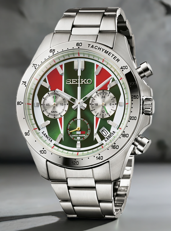 SEIKO x LANCIA STRATOS 50TH ANNIVERSARY MODEL LIMITED EDITION MADE IN JAPAN
