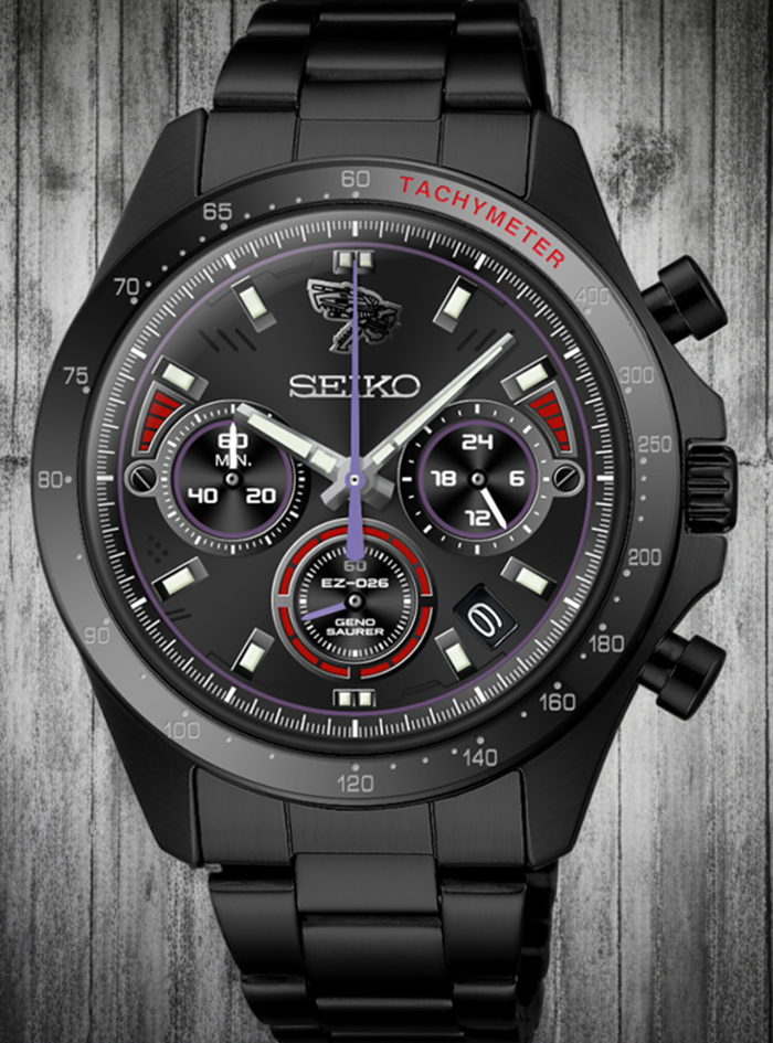 SEIKO × ZOIDS COLLABORATION WATCH GENO SAURER MODEL LIMITED EDITION MADE IN JAPAN
