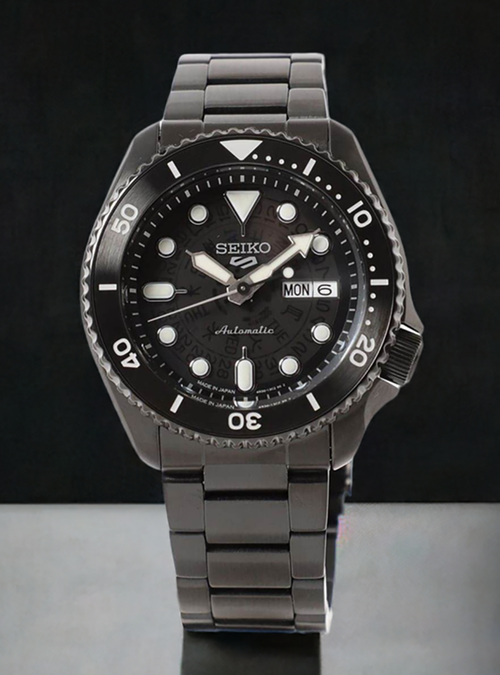 BEAMS x SEIKO 5 SPORTS WATCH SKX SERIES 2024 BLACK TRANSLUCENT DIAL LIMITED EDITION MADE IN JAPAN