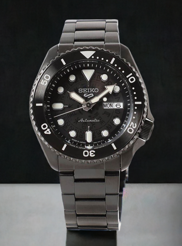 BEAMS x SEIKO 5 SPORTS WATCH SKX SERIES 2024 BLACK TRANSLUCENT DIAL LIMITED EDITION MADE IN JAPAN
