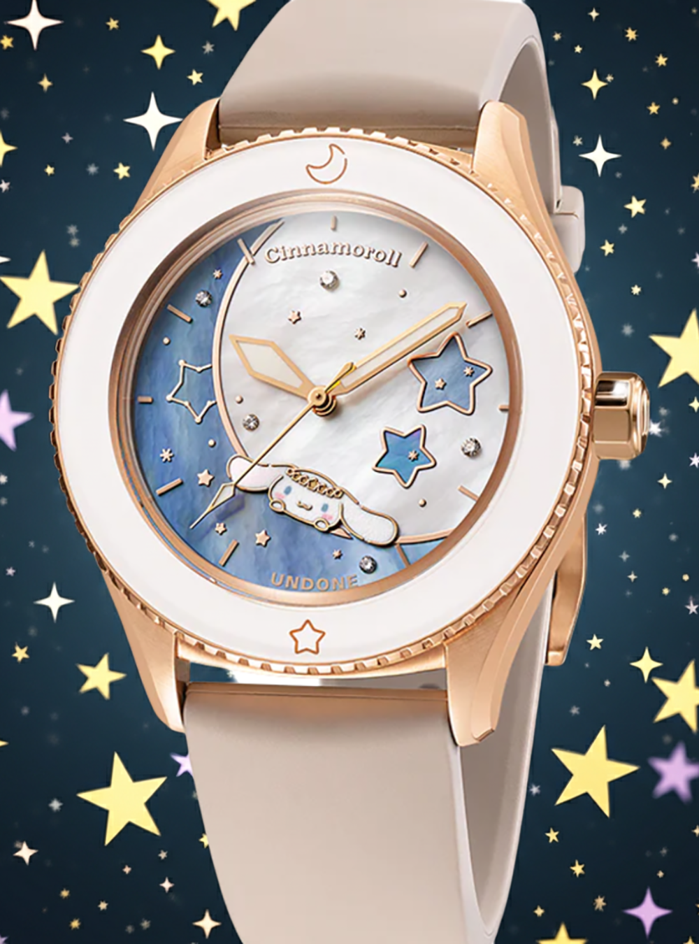UNDONE × CINNAMOROLL WATCH DREAMY BEIGE JAPAN-ONLY MODEL JAPAN MOV'T

