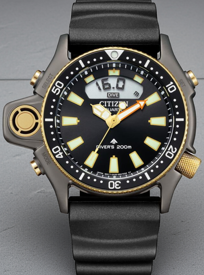 CITIZEN WATCH PROMASTER MARINE AQUALAND 40TH LIMITED EDITION MODEL JP2008-06E JAPAN MOV'T JDM
