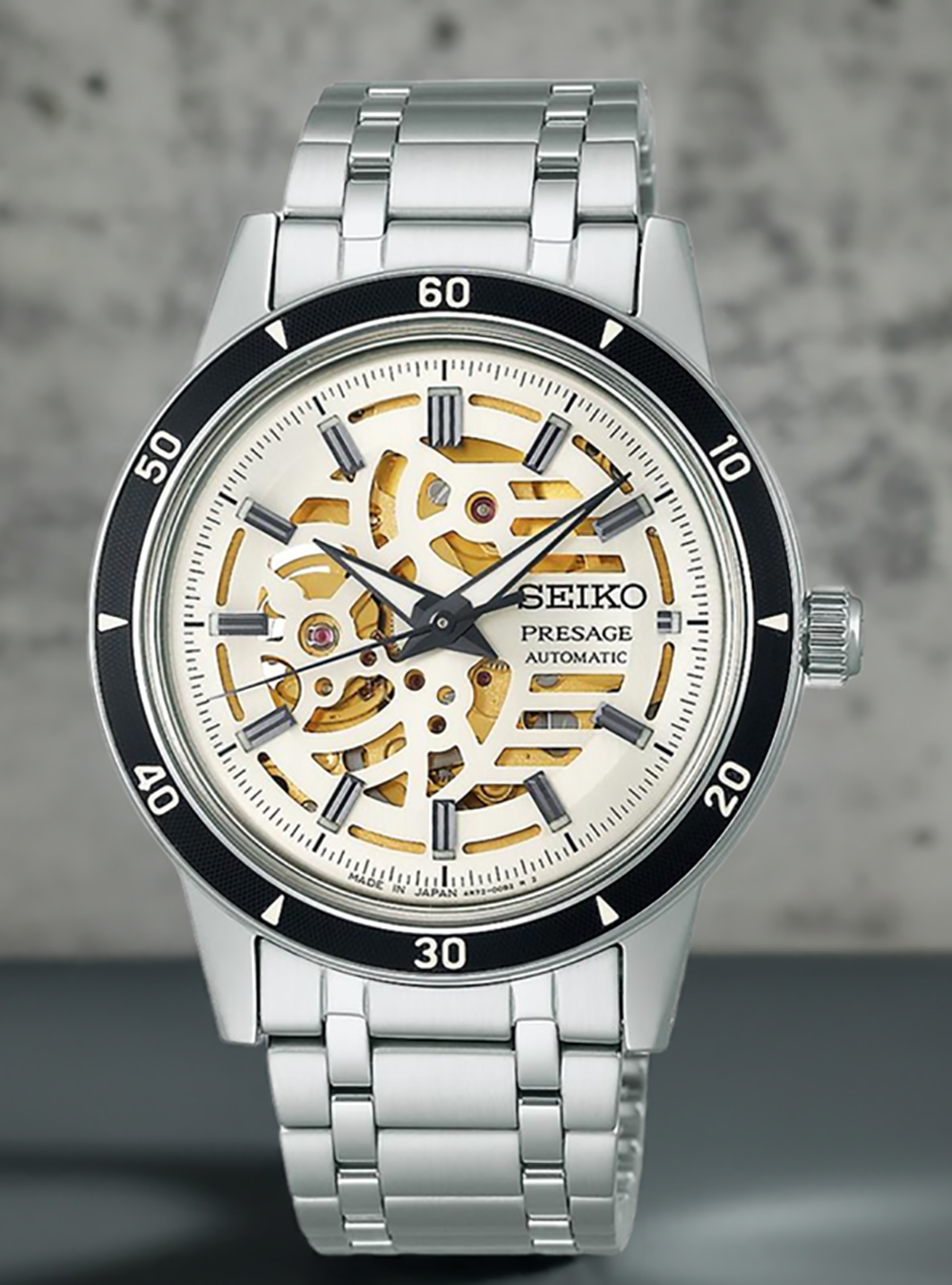 Stainless Steel Seiko Indian Numerals Seiko Arabic Dial Green