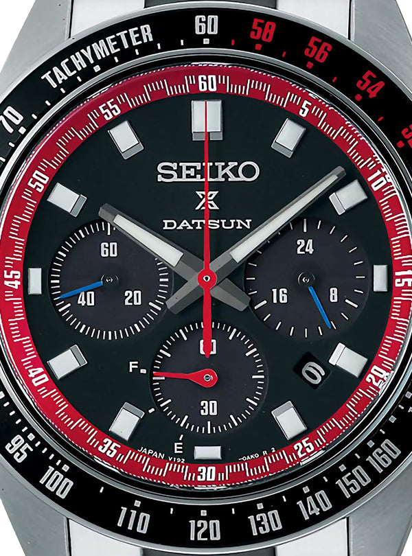 SEIKO WATCH PROSPEX SPEEDTIMER SBDL121 / SSC957 SOLAR CHRONOGRAPH DATSUN 240Z LIMITED EDITION MADE IN JAPAN JDM