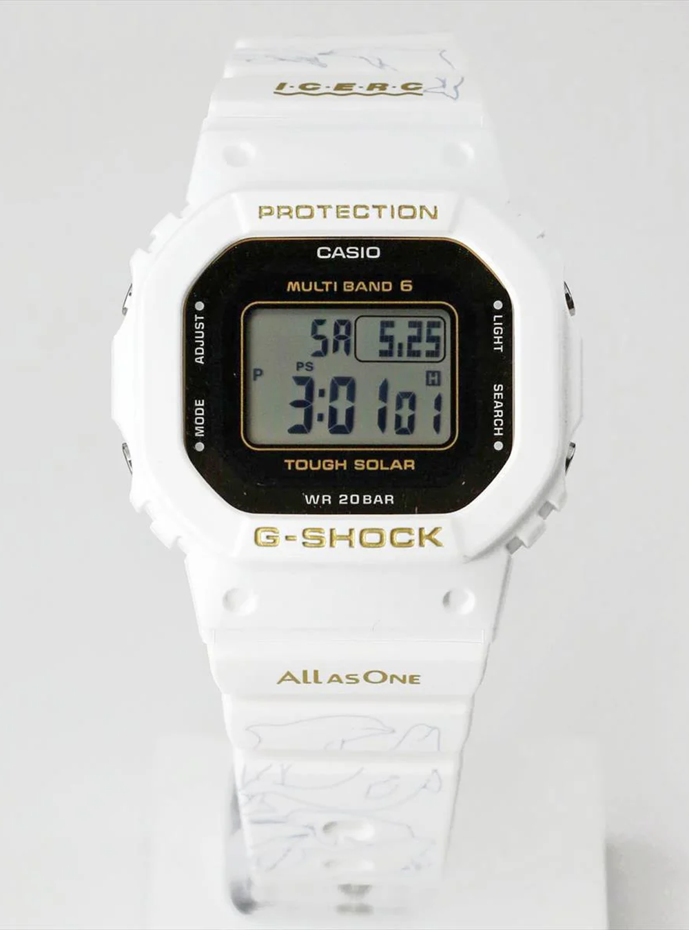 CASIO WATCH G-SHOCK DIGITAL LOVE THE SEA AND THE EARTH 30TH ANNIVERSARY ICERC JAPAN COLLABORATION MODEL 2024 GMD-W5601K-7JR JDM