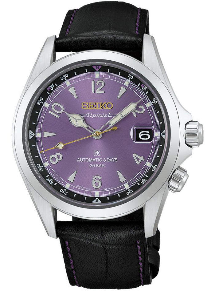 In the third series of commemorative limited-edition watches celebrating Seiko’s 145th anniversary, “Edo purple” serves as a central design element. This color reflects traditions passed on from ancient Edo to modern-day Tokyo and the spirit of creativity that has kept Japan’s largest city evolving into the present day.