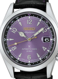 This model’s dial color is inspired by “Edo purple,” a hue that embodies the aesthetic sensibilities of Edo period Tokyo and represents a cultural heritage to be passed on to future generations.