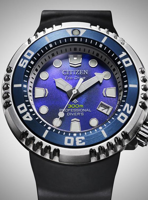 CITIZEN PROMASTER WATCH / UNITE WITH BLUE LIMITED-EDITION MODEL ECO-DRIVE DIVER 300M BN1025-08L JAPAN MOV'T JDM

