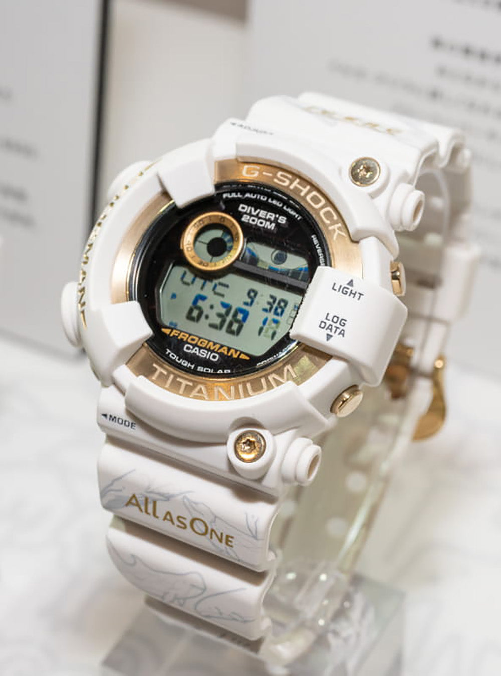 CASIO WATCH G-SHOCK MASTER OF G - SEA FROGMAN LOVE THE SEA AND THE EARTH 30TH ANNIVERSARY ICERC JAPAN COLLABORATION MODEL 2024 GW-8201K-7JR JDM