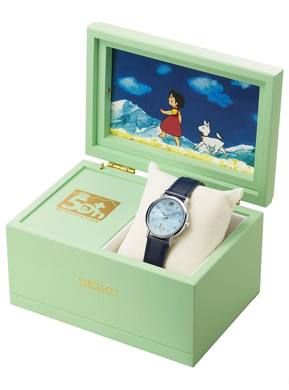 SEIKO x HEIDI A GIRL OF THE ALPS 50TH ANNIVERSARY WATCH LIMITED EDITION  MADE IN JAPAN