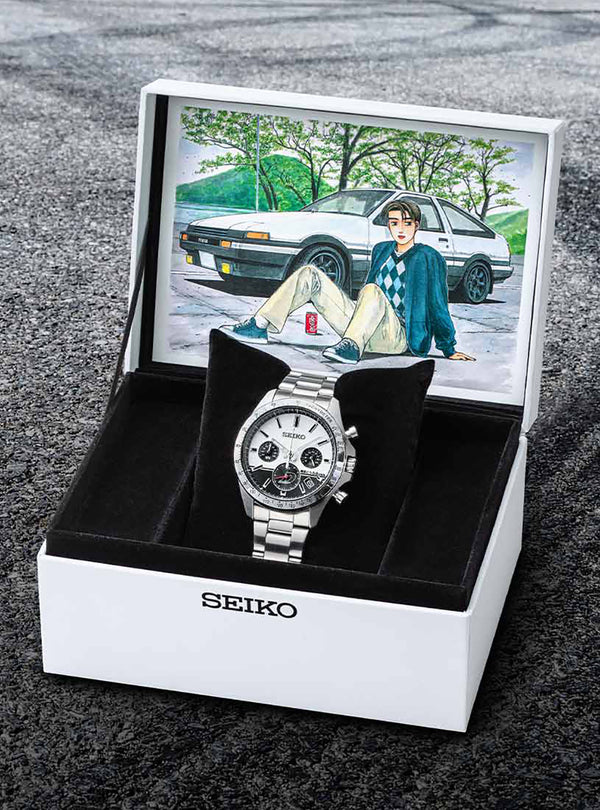 INITIAL D x SEIKO COLLABORATION WATCH LIMITED EDITION MADE IN JAPAN
