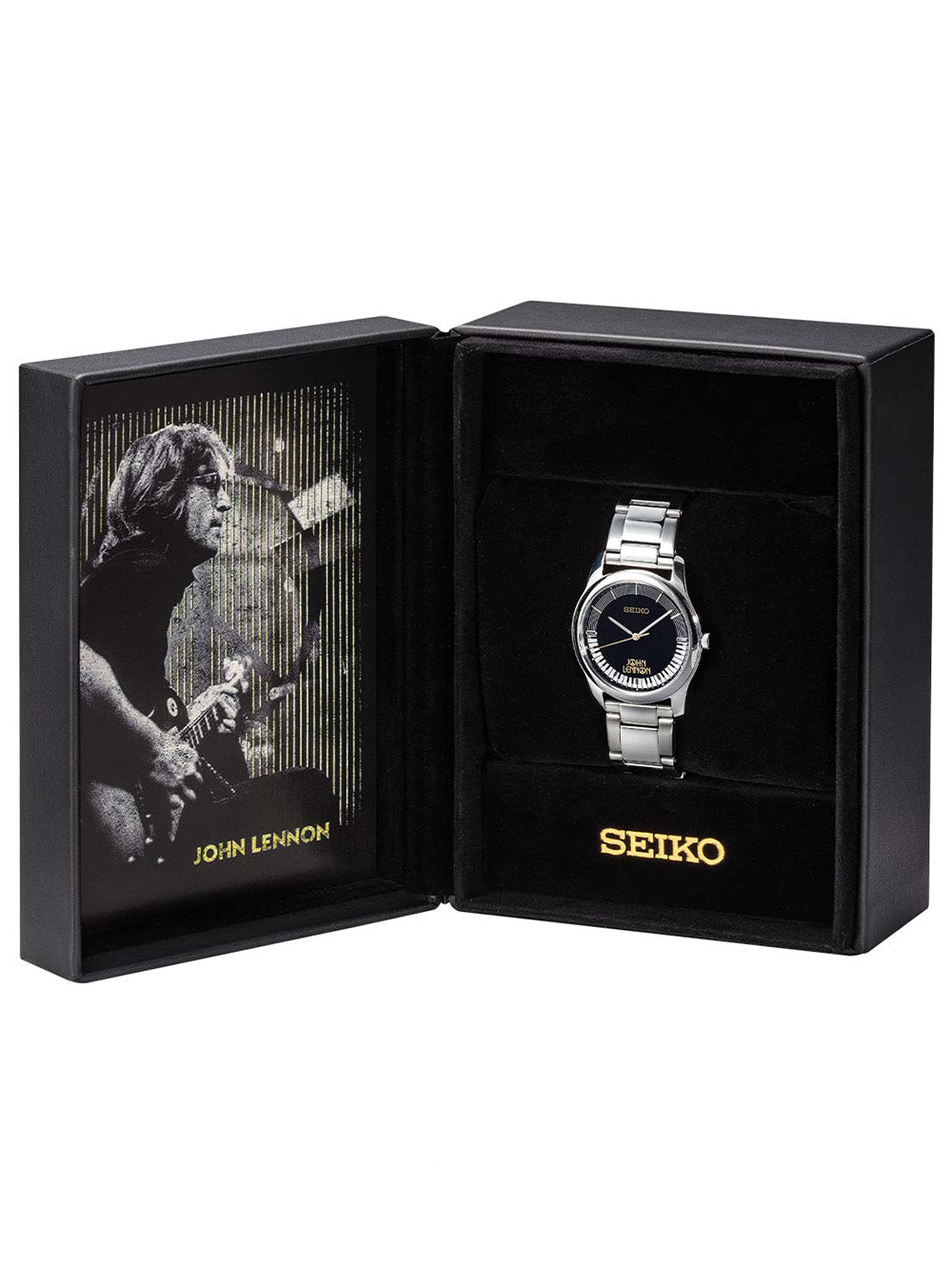 SEIKO WATCH CELEBRATING JOHN LENNON'S 85TH BIRTHDAY LIMITED EDITION MADE IN JAPAN
