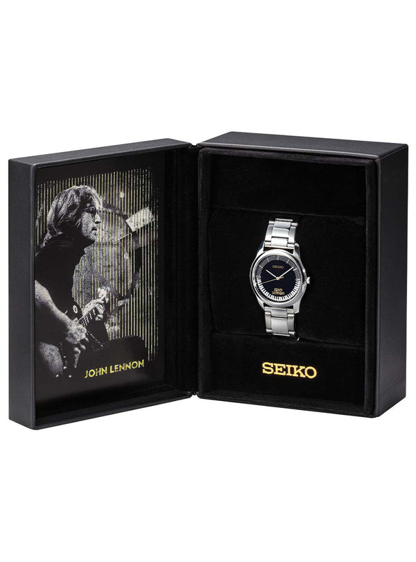 SEIKO WATCH CELEBRATING JOHN LENNON'S 85TH BIRTHDAY LIMITED EDITION MADE IN JAPAN
