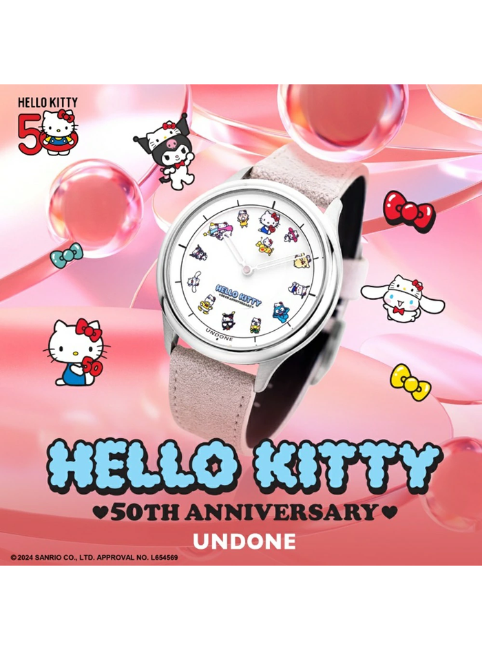 UNDONE WATCH HELLO KITTY 50TH PARTY PARTY COL-K50-PTY
