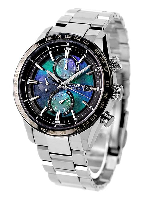 CITIZEN ATTESA ACT LINE UNITE WITH BLUE LIMITED EDITION AT8188-64L