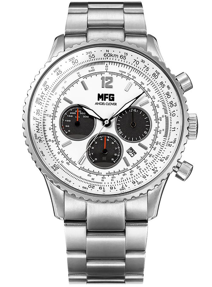 MF GHOST × ANGEL CLOVER COLLABORATION SOLAR CHRONOGRAPH WATCH LIMITED EDITION