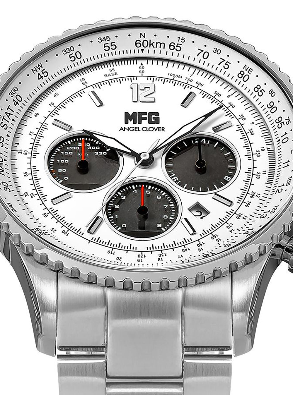 MF GHOST × ANGEL CLOVER COLLABORATION SOLAR CHRONOGRAPH WATCH