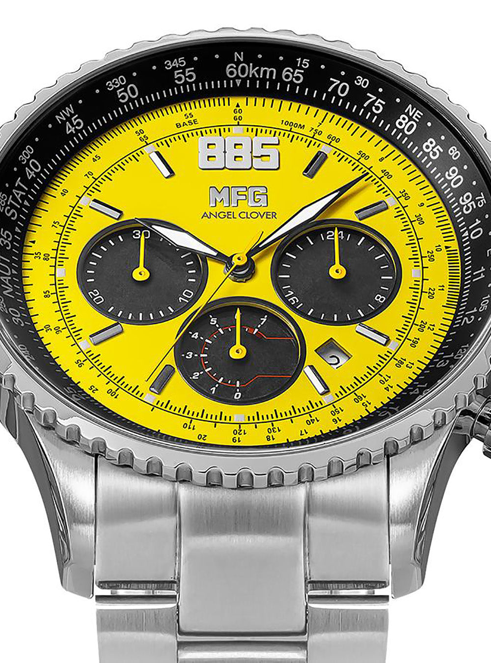 MF GHOST × ANGEL CLOVER COLLABORATION SOLAR CHRONOGRAPH WATCH