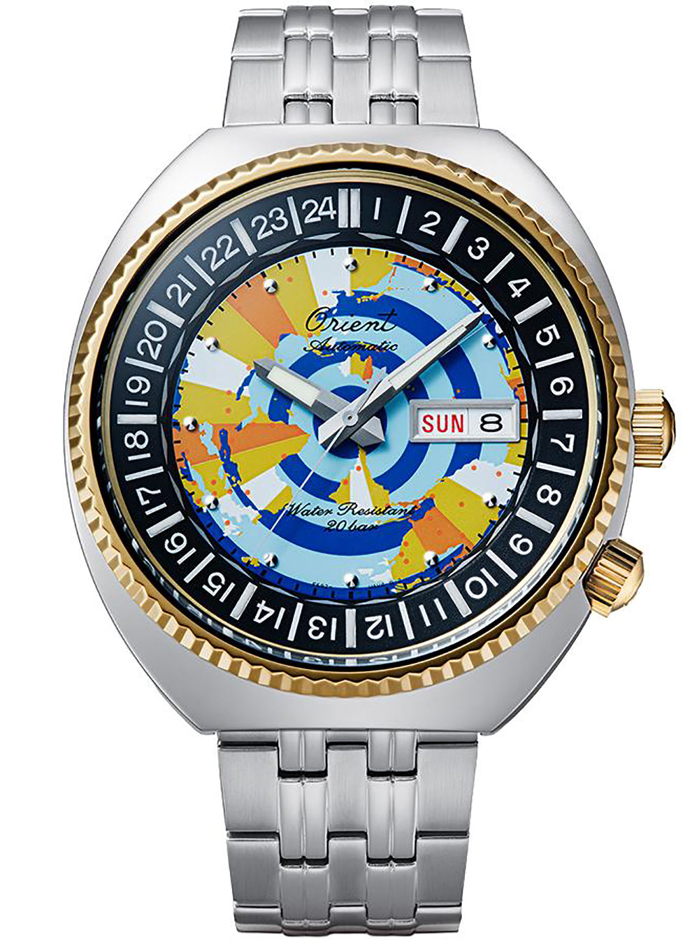 RN-AA0E08Y / RA-AA0E08Y] ORIENT WORLDMAP MECHANICAL REVIVAL 75TH