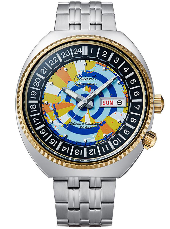 [RN-AA0E08Y / RA-AA0E08Y] ORIENT WORLDMAP MECHANICAL REVIVAL 75TH ANNIVERSARY WATCH LIMITED EDITION JDM