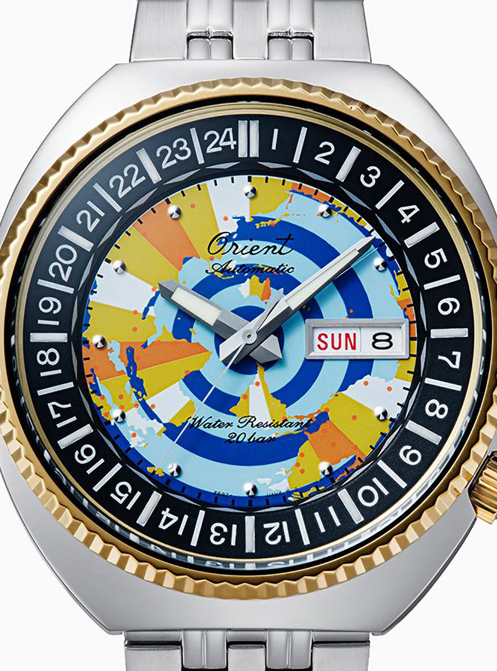 [RN-AA0E08Y / RA-AA0E08Y] ORIENT WORLDMAP MECHANICAL REVIVAL 75TH ANNIVERSARY WATCH LIMITED EDITION JDM