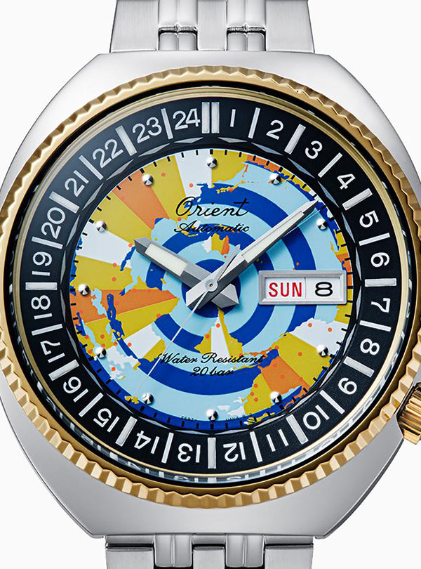 [RN-AA0E08Y / RA-AA0E08Y] ORIENT WORLDMAP MECHANICAL REVIVAL 75TH ANNIVERSARY WATCH LIMITED EDITION JDM