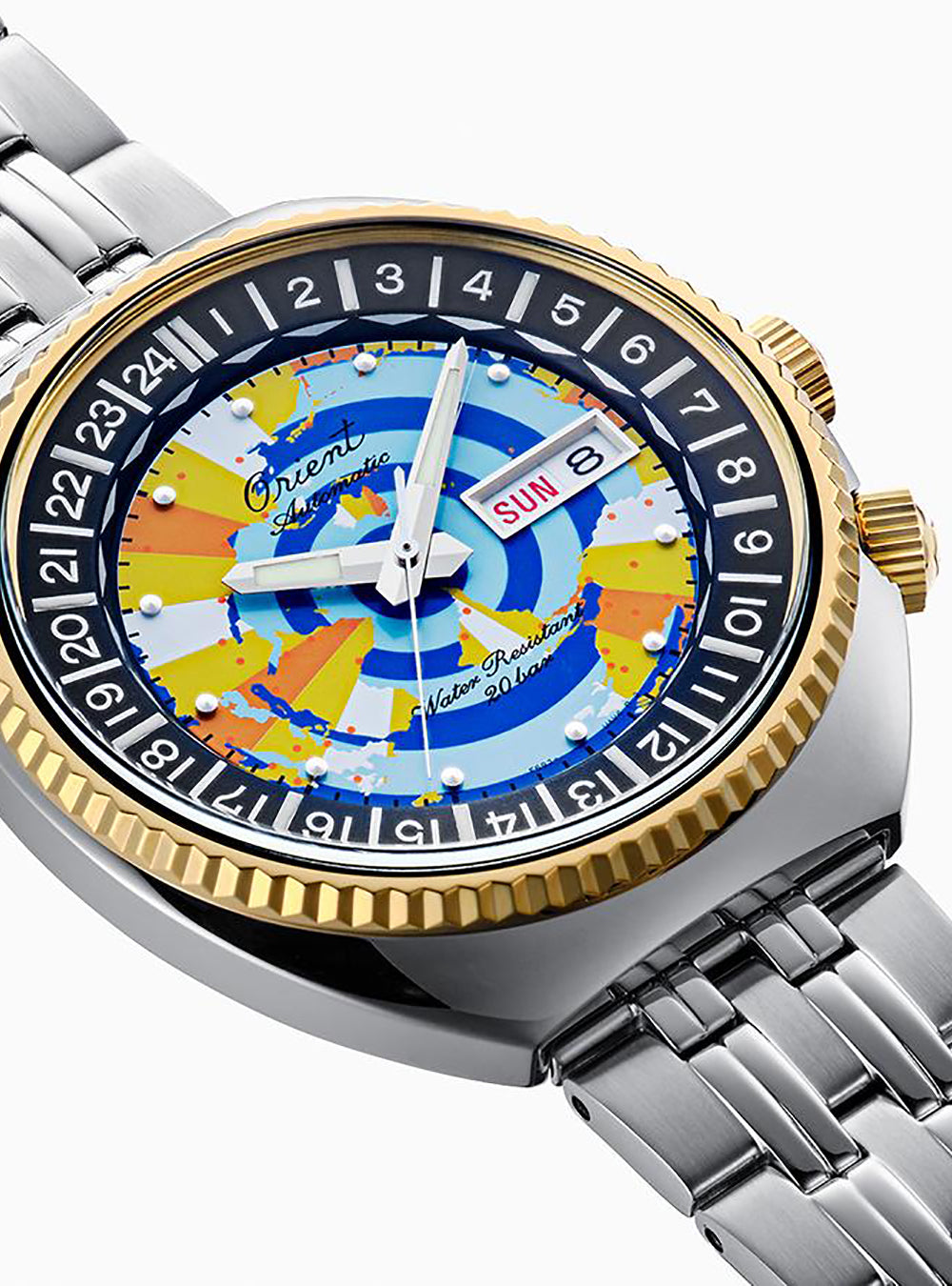 [RN-AA0E08Y / RA-AA0E08Y] ORIENT WORLDMAP MECHANICAL REVIVAL 75TH ANNIVERSARY WATCH LIMITED EDITION JDM