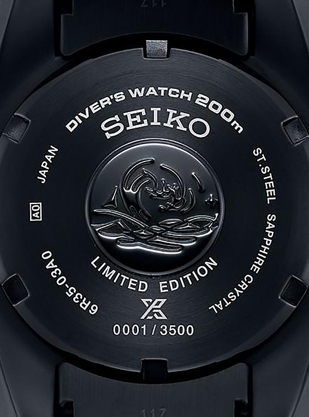 SEIKO WATCH PROSPEX DIVER SCUBA THE BLACK SERIES LIMITED EDITION SBDC193 /  SPB433 MADE IN JAPAN JDM