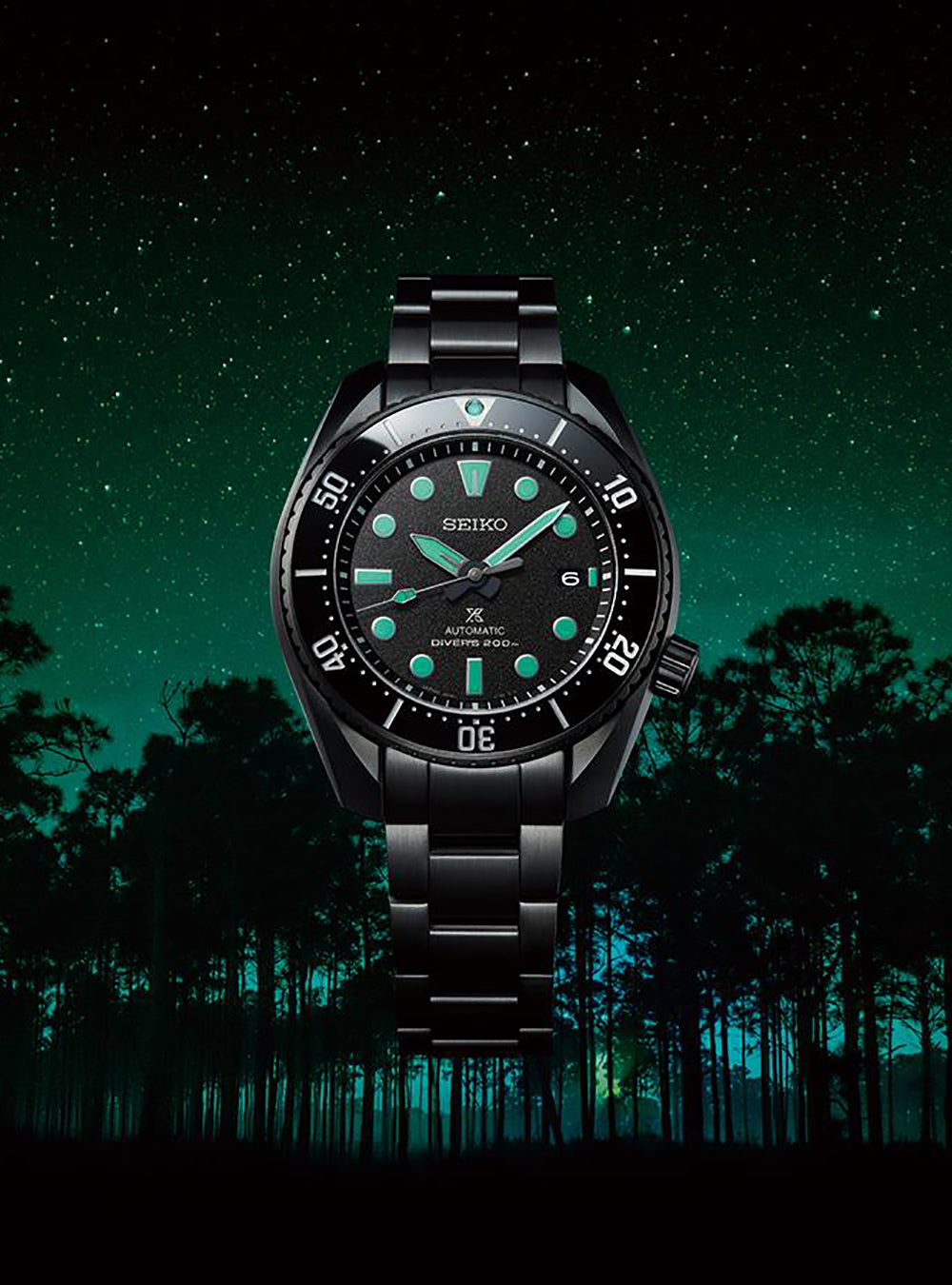 SEIKO WATCH PROSPEX DIVER SCUBA THE BLACK SERIES LIMITED EDITION