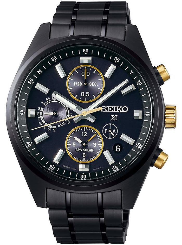 SEIKO BRAND 100TH ANNIVERSARY PROSPEX SPEEDTIMER GPS SOLAR DUAL-TIME CHRONOGRAPH WATCH LIMITED EDITION SBED013 / SSH169 MADE IN JAPAN JDM