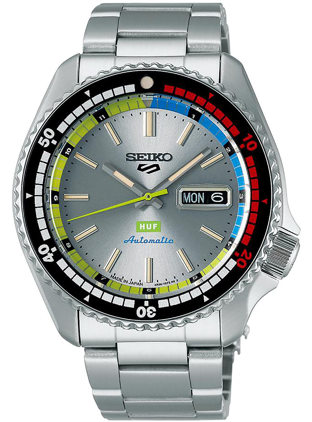 SEIKO 5 SPORTS WATCH HUF LIMITED EDITION SKX SERIES SBSA279 / SRPL33 MADE IN JAPAN JDM
