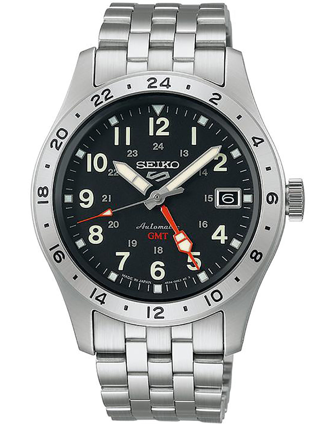 SEIKO 5 SPORTS FIELD SPORTS STYLE GMT MEN'S MADE IN JAPAN JDM