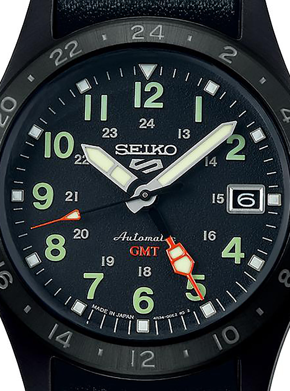 SEIKO 5 SPORTS FIELD SPORTS STYLE GMT MEN'S MADE IN JAPAN JDM