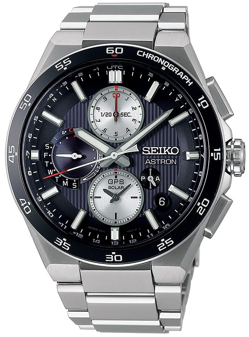 SEIKO WATCH ASTRON NEXTER 'NIGHT BLACK' 5X GPS SOLAR CHRNOGRAPH