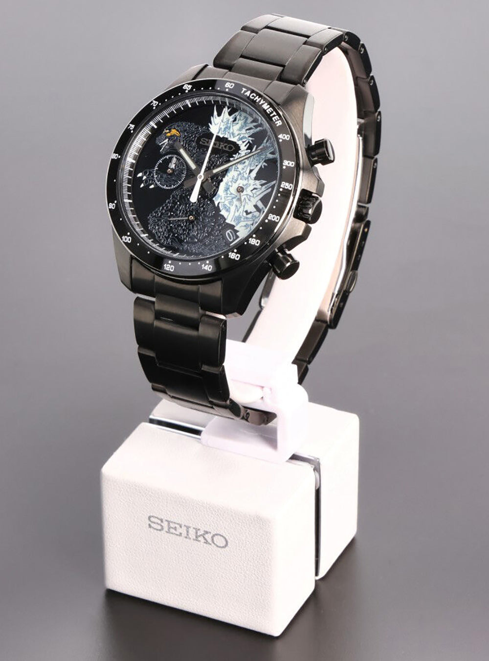 SEIKO x GODZILLA-1.0 COLLABORATION WATCH GODZILLA LUMINOUS MODEL MADE IN JAPAN
