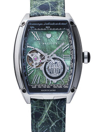 GARRACK ATTACK ON TITAN (SHINGEKI NO KYOJIN) S-MEISTER COLLABORATION WATCH LIMITED EDITION MADE IN JAPAN
