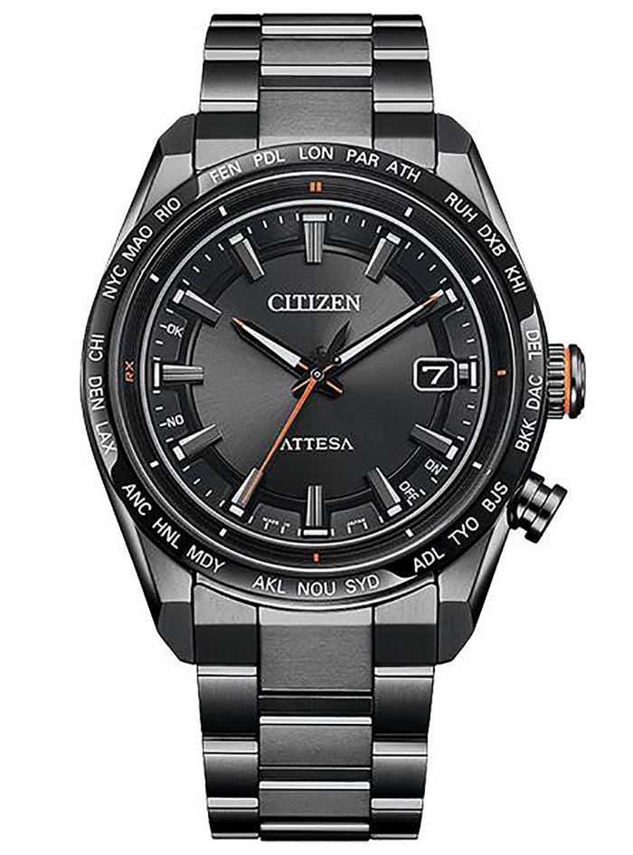 CITIZEN ATTESA ACT LINE BLACK TITANIUM™ SERIES CB0286-61E MADE IN JAPAN JDM