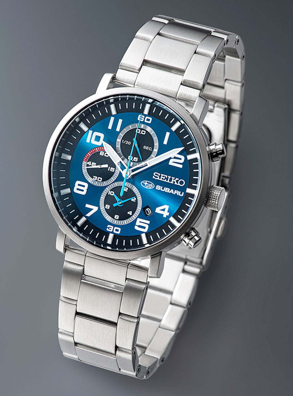 SEIKO × SUBARU COLLABORATION WATCH CHRONOGRAPH MADE IN JAPAN LIMITED EDITION