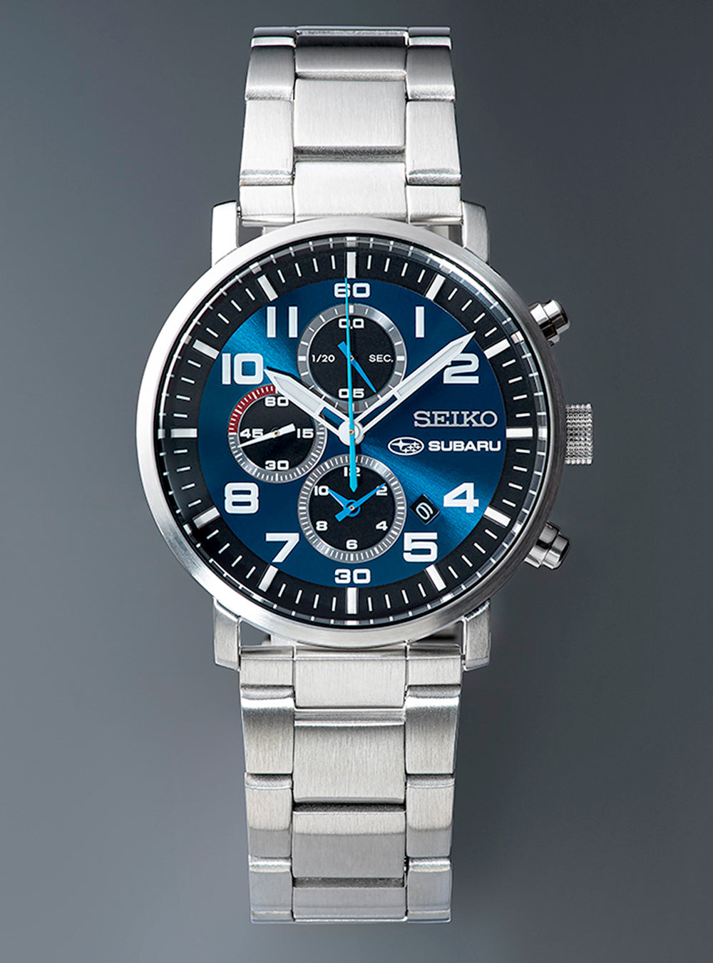 SEIKO × SUBARU COLLABORATION WATCH CHRONOGRAPH LIMITED EDITION MADE IN ...