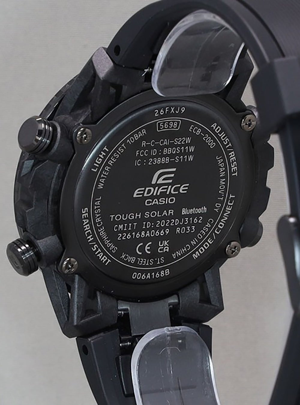 Casio edifice water hot sale resist 10 bar