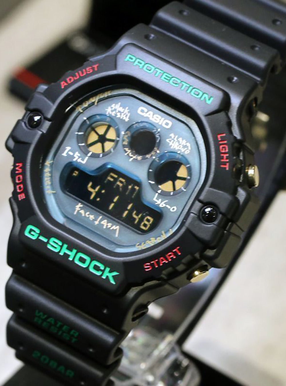 お歳暮 G-SHOCK DW-5900FA-1JR FACETASM ファセッタズム 腕時計