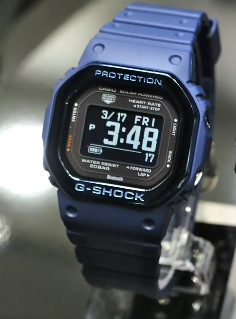 G shock sale square blue