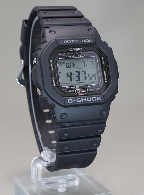 CASIO G-SHOCK GW-5000U-1JF Black Solar Radio Digital Men's Watch New in Box