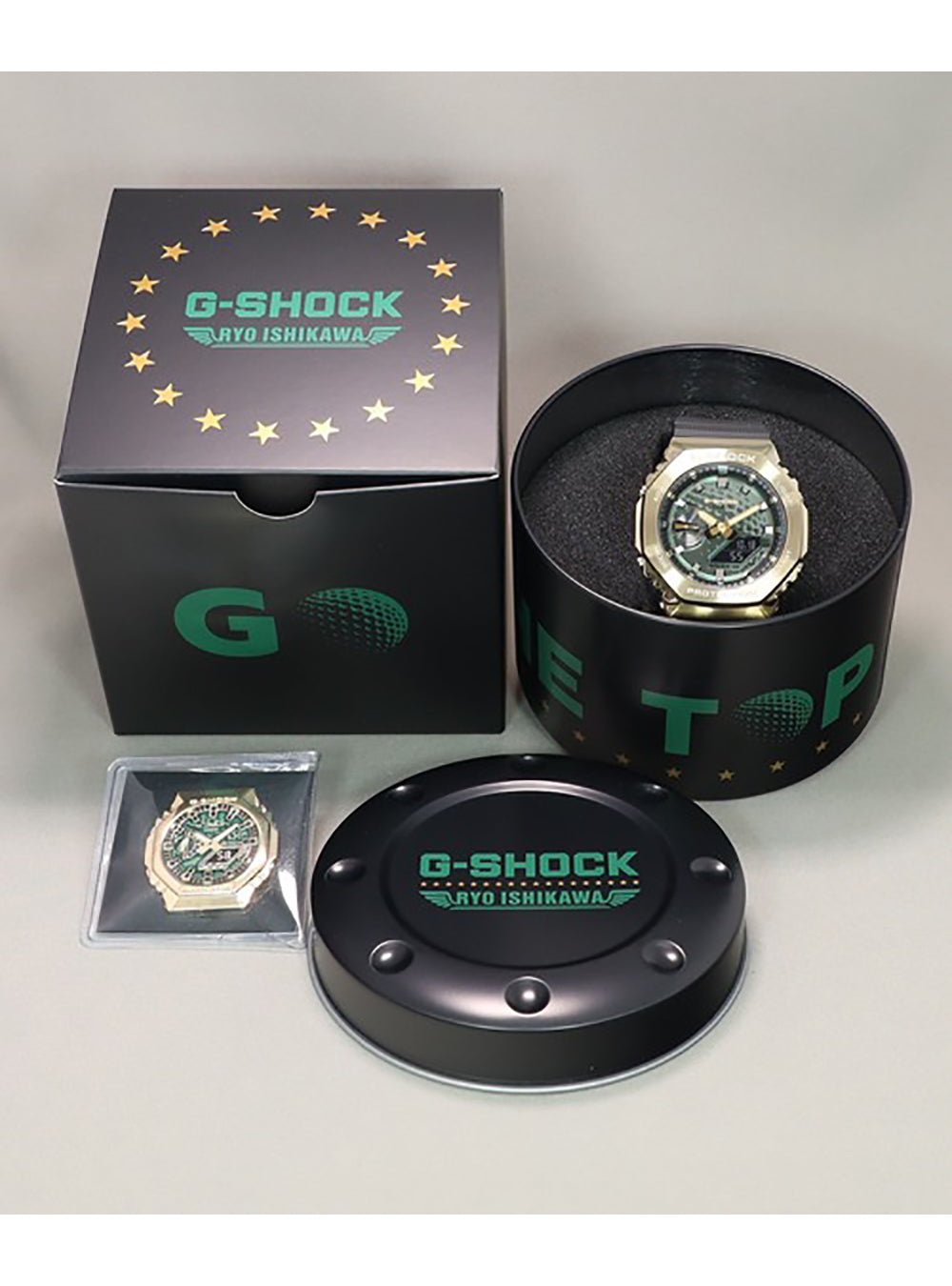 CASIO G-SHOCK RYO ISHIKAWA SIGNATURE MODEL ANALOG-DIGITAL 2100 SERIES GM-2100RI23-1JR JDMWRISTWATCHjapan-select