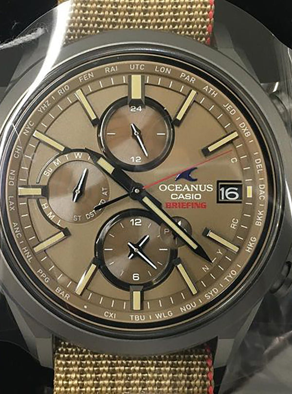 CASIO OCEANUS CLASSIC LINE BRIEFING COLLABORATION MODEL OCW-T4000BRE-5AJR MADE IN JAPAN JDMjapan-selectWatchesCASIO