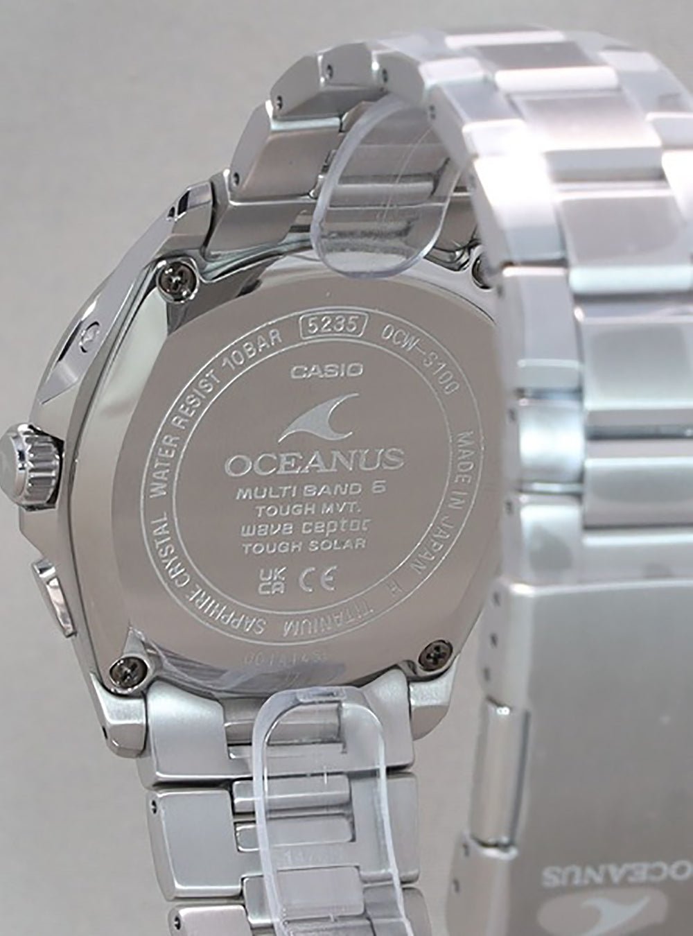 casio OCEANUS ocw-s100 ソーラー 電波時計 - 時計