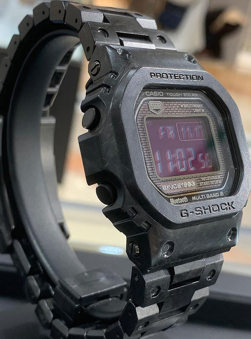 Carbon Fiber G Shock Protection Multiband CASIO WATCH G-SHOCK 40TH