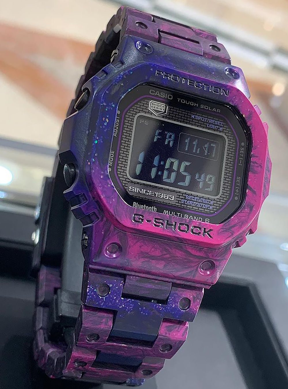CASIO WATCH G-SHOCK 40TH ANNIVERSARY MULTIPLEX CARBON EDITION DIGITAL 5000 SERIES GCW-B5000UN MADE IN JAPAN JDM