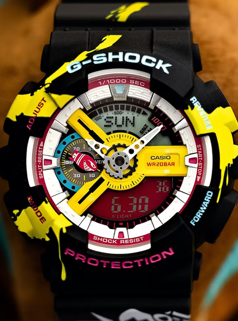 G shock best sale ga 110 yellow