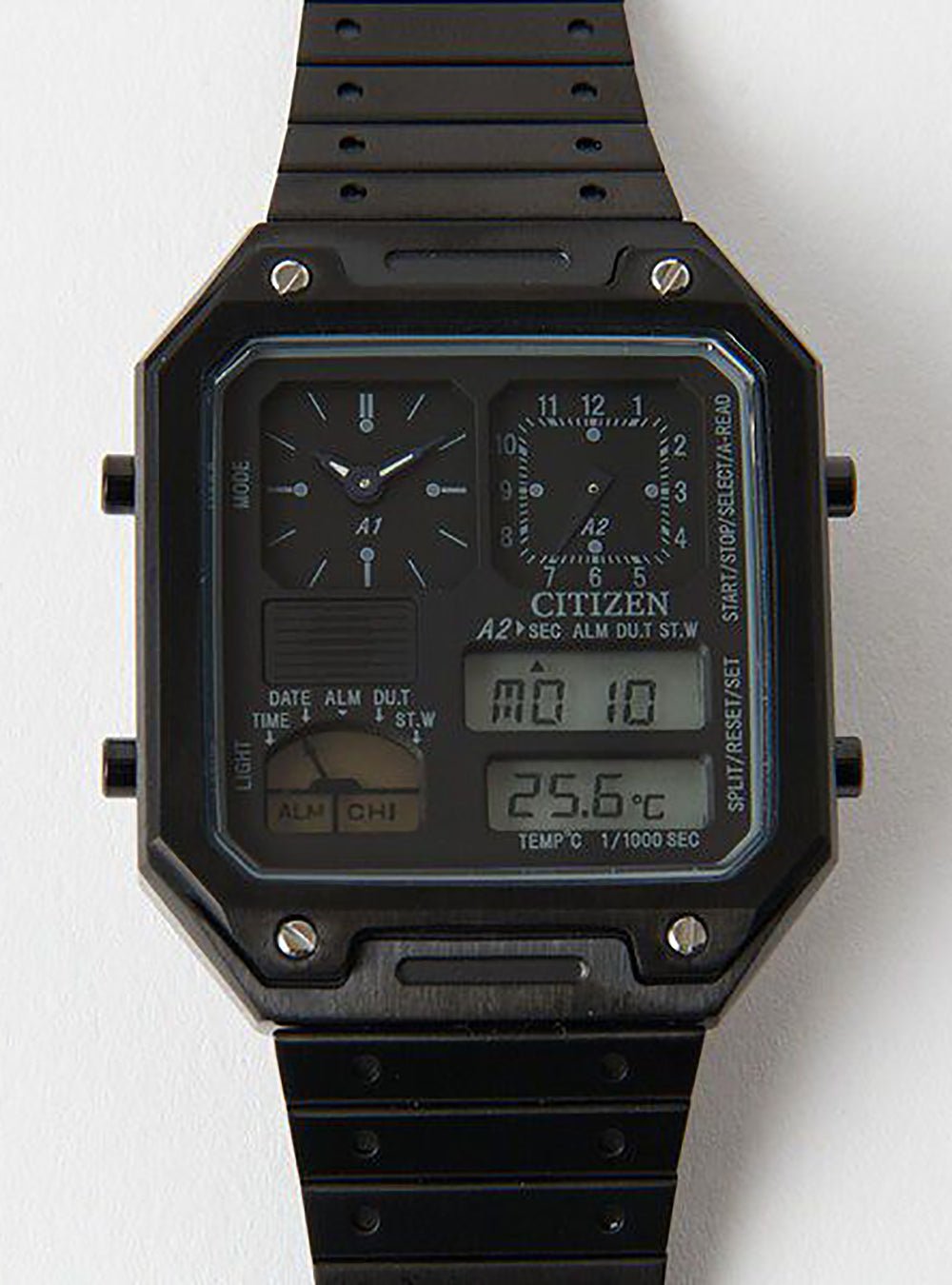CITIZEN COLLECTION RECORD LABEL THERMO SENSOR ANA-DIGI TEMP JG2125-61 BEAUTY & YOUTH MODEL LIMITED EDITION JAPAN MOV'T JDMWatchesjapan-select